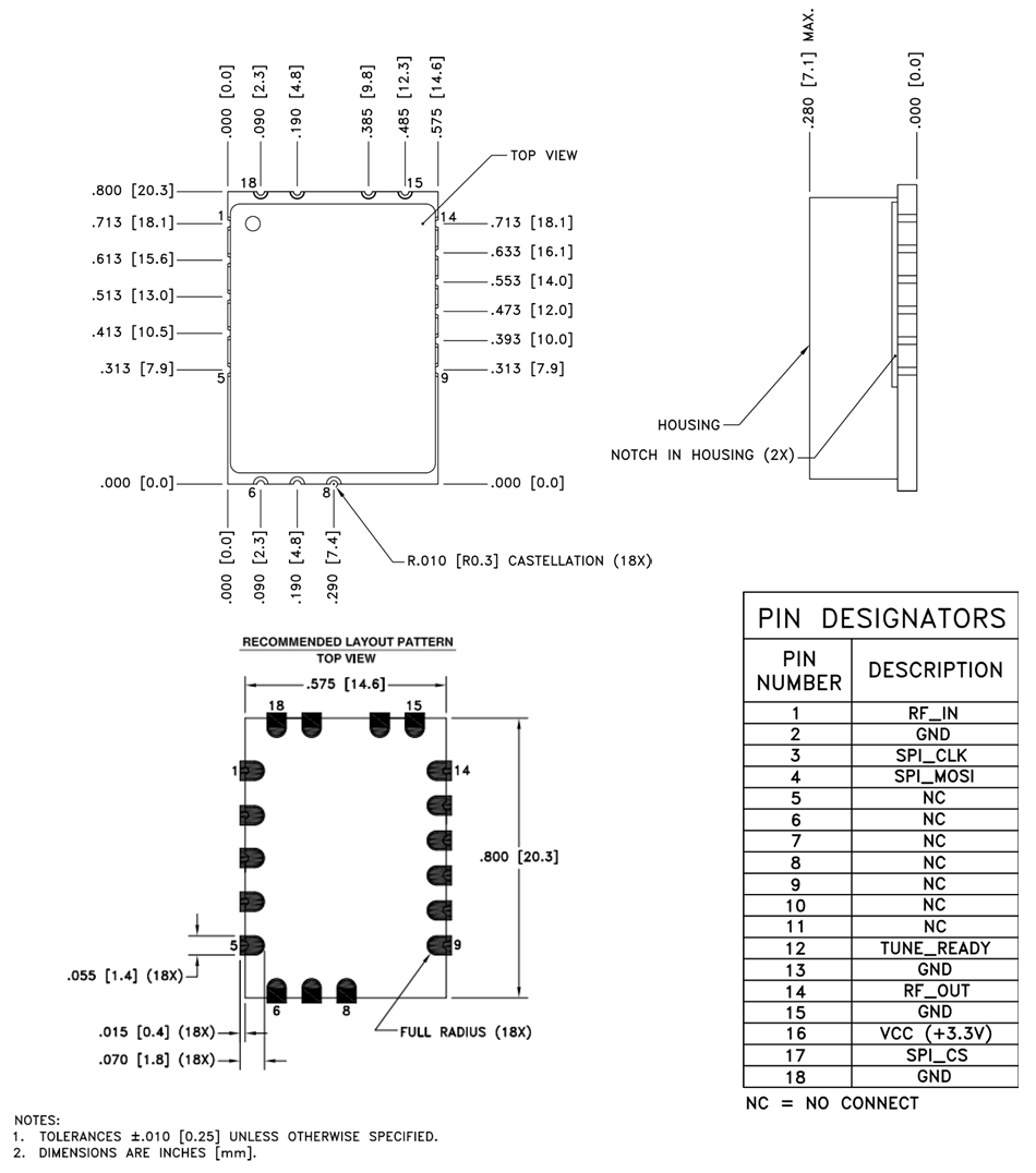 Netcom's 5796 Mechanical Drawing